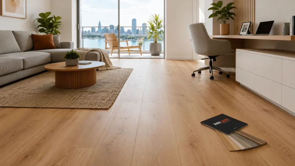 Laminate flooring in a modern Sydney home interior