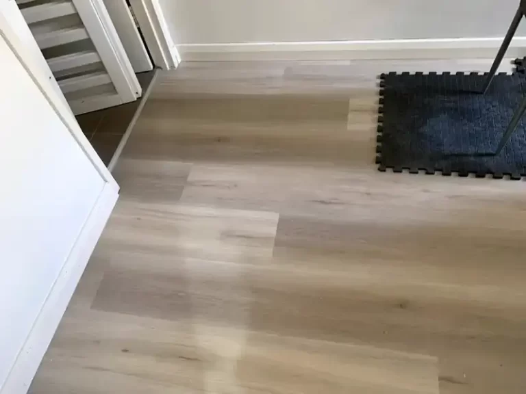 Timber-look plank flooring in a Sydney family room